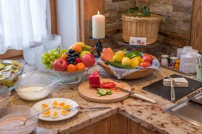 Essen im Ferienhaus oder in der Nähe