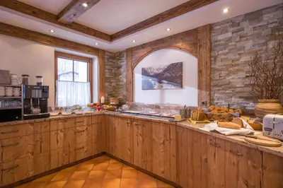 Küche/Küchenzeile in der Unterkunft Chalet Walchenhof