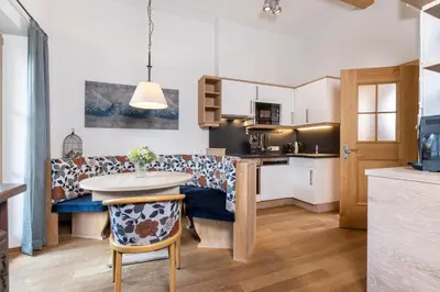 Küche/Küchenzeile in der Unterkunft Landhaus Dorfbäck