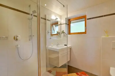 Ein Badezimmer in der Unterkunft Ferienwohnungen Kainer