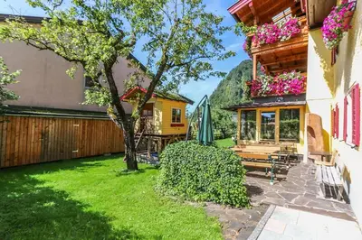 Ein Garten an der Unterkunft Reitanlage Dagnhof