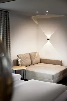 Ein Sitzbereich in der Unterkunft Hotel Gasthof Siggen