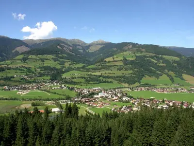 Naturlandschaft in der Nähe des Chalets