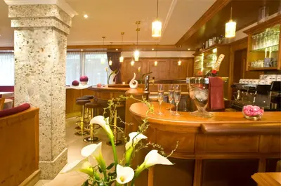 Getränke in der Unterkunft Hotel Huber Hochland