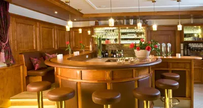 Getränke in der Unterkunft Hotel Huber Hochland