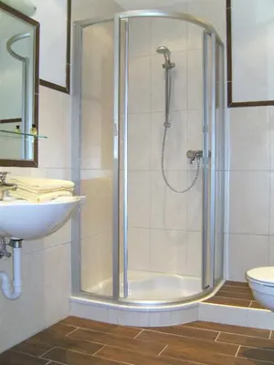 Ein Badezimmer in der Unterkunft Leirerfeld