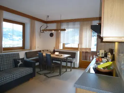 Küche/Küchenzeile in der Unterkunft Appartements-Kaltenbach
