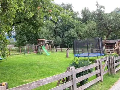 Ein Kinderspielbereich in der Unterkunft Hanserhof