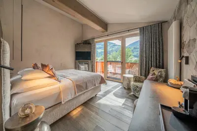 Ein Bett oder Betten in einem Zimmer der Unterkunft Hotel Post