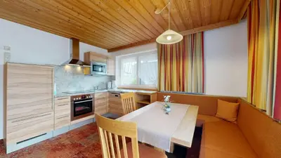 Küche/Küchenzeile in der Unterkunft Landhaus Foidl