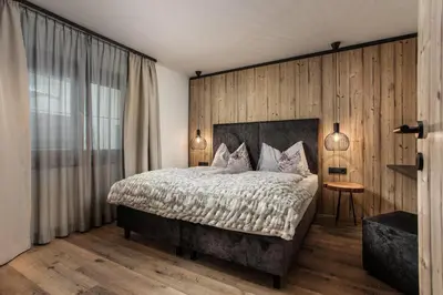 Ein Bett oder Betten in einem Zimmer der Unterkunft hager's apartments