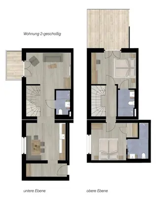 Grundriss der Unterkunft hager's apartments