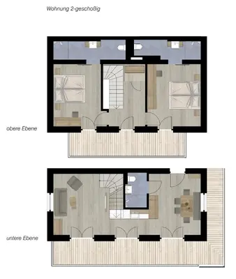 Grundriss der Unterkunft hager's apartments