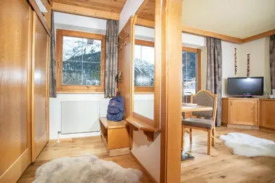 TV/Unterhaltungsangebot in der Unterkunft Appartement Frühstückspension Landhaus Karwendel