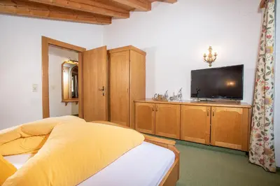TV/Unterhaltungsangebot in der Unterkunft Appartement Frühstückspension Landhaus Karwendel