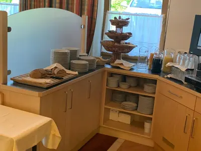 Küche/Küchenzeile in der Unterkunft Hotel Schneeberger