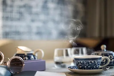 Kaffee-/Teezubehör in der Unterkunft Appartements Alpenkristall