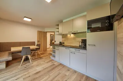 Küche/Küchenzeile in der Unterkunft Appartements Gappmaier