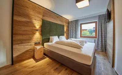 Ein Bett oder Betten in einem Zimmer der Unterkunft Appartements Gappmaier