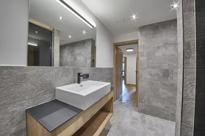 Ein Badezimmer in der Unterkunft Appartements Gappmaier
