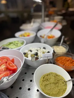 Essen im Hotel oder in der Nähe
