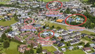 Die Umgebung um das Hotel