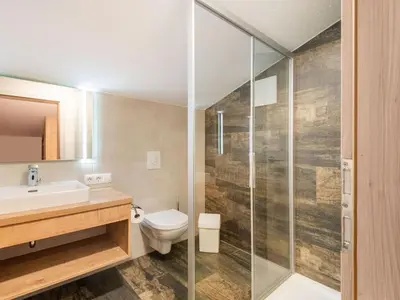 Ein Badezimmer in der Unterkunft Apartment in Wald near Zillertal Ski Area