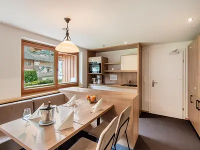 Küche/Küchenzeile in der Unterkunft Apartment in Wald near Zillertal Ski Slopes