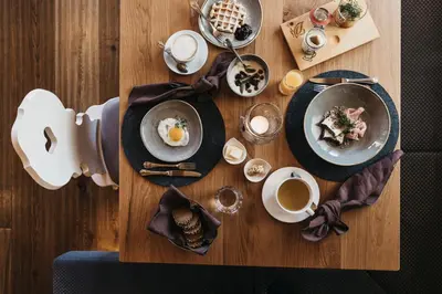 Essen im Hotel oder in der Nähe