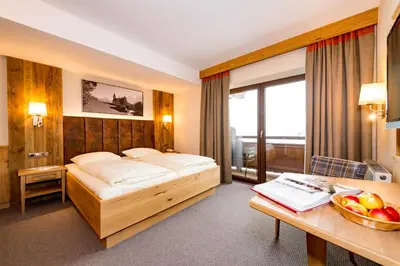 Ein Bett oder Betten in einem Zimmer der Unterkunft Gasthaus Hotel Oberwirt