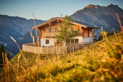 Naturlandschaft in der Nähe des Chalets