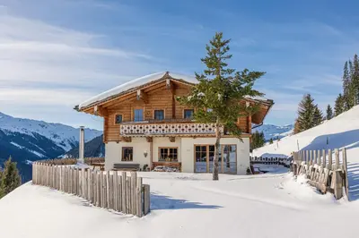 Naturlandschaft in der Nähe des Chalets