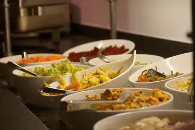 Essen im Hotel oder in der Nähe
