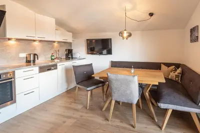 Küche/Küchenzeile in der Unterkunft Apartments Foidl