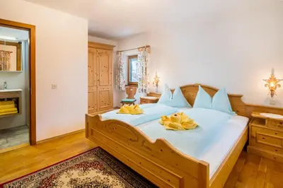 Ein Bett oder Betten in einem Zimmer der Unterkunft Pension Rainhof