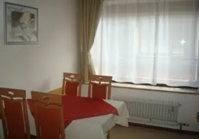 Ein Sitzbereich in der Unterkunft Gästehaus-Pension Bendler