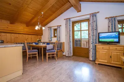 TV/Unterhaltungsangebot in der Unterkunft Ferienhaus Niedermoser