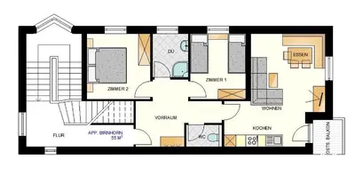 Grundriss der Unterkunft Ferienhaus Niedermoser