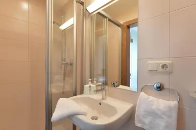 Ein Badezimmer in der Unterkunft Ticklhof am See