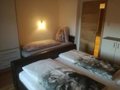 Ein Bett oder Betten in einem Zimmer der Unterkunft Haus Manfred