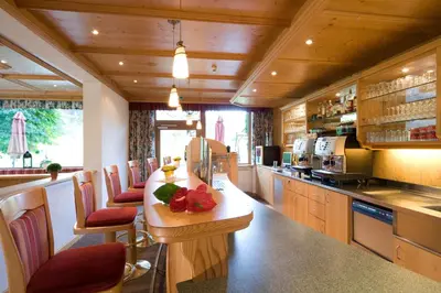 Küche/Küchenzeile in der Unterkunft Hotel Bergland