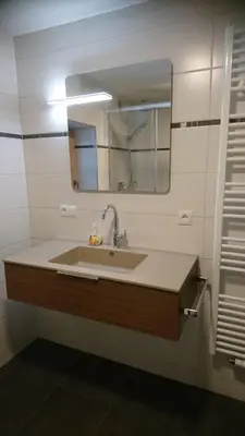 Ein Badezimmer in der Unterkunft Ferienwohnung Höllwarth