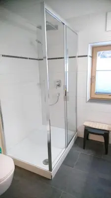 Ein Badezimmer in der Unterkunft Ferienwohnung Höllwarth