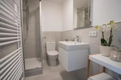 Ein Badezimmer in der Unterkunft Appartements Achensee