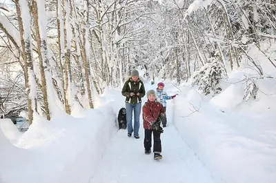 Haus Sonnleiten im Winter