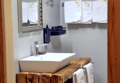 Ein Badezimmer in der Unterkunft Haus Sonnleiten