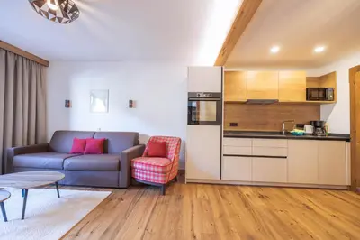 Küche/Küchenzeile in der Unterkunft Appartement Christian