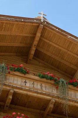 Ein Balkon oder eine Terrasse in der Unterkunft Hotel Post