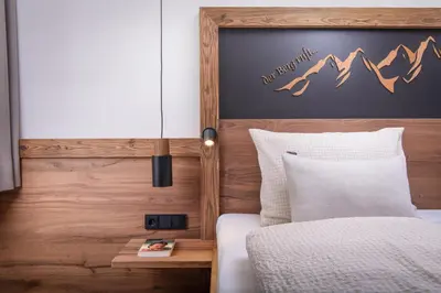 Ein Bett oder Betten in einem Zimmer der Unterkunft Pension-Appartement Sonnwend