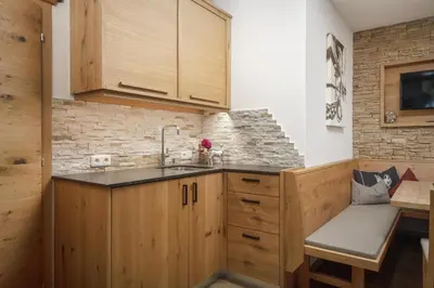 Küche/Küchenzeile in der Unterkunft Pension-Appartement Sonnwend